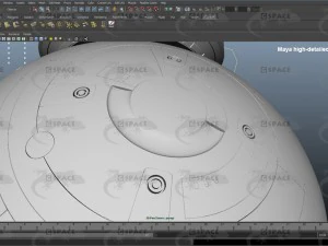bb-8 star wars droid rigged 3D Model