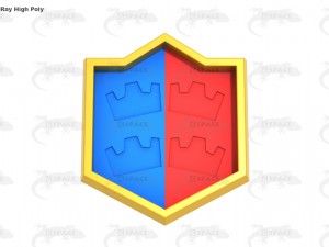 clash royal team battle 3D-Modell