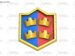 clash royal team battle 3D-Modell