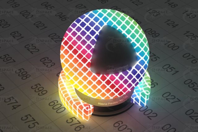 bulb mosaic colorful light CG テクスチャ .c4d .max .obj .3ds .fbx .stl .blend 