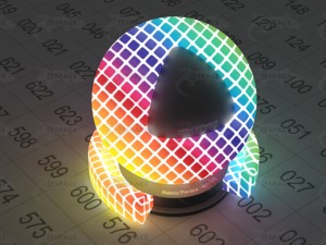 bulb mosaic colorful light CG Textures