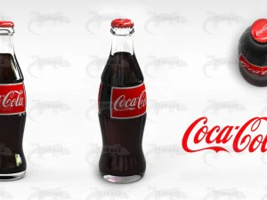 coca cola şişesi 192ml 3D Model