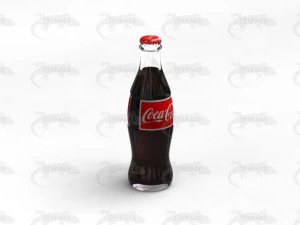 coca cola bottle 192ml 3D Model