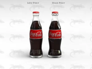 coca cola bottle 192ml 3D Model