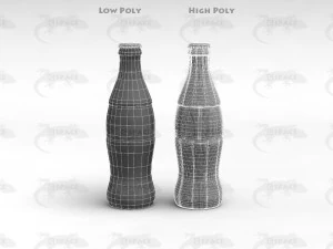 coca cola bottle 192ml 3D Model