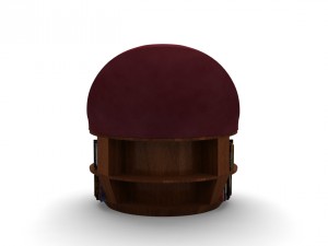 armchair bookcase Model 3D