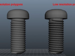 screw slotted 3D Model