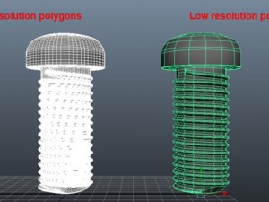 screw slotted 3D Model