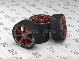 wheel audi Modello 3D