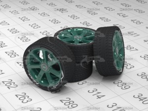 wheel audi 3D 모델