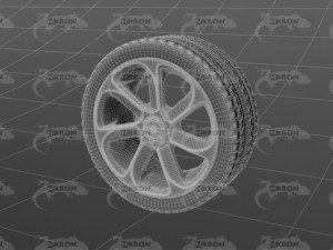 wheel audi 3D 모델