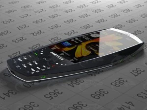 samsung tesla mavi 3D Model