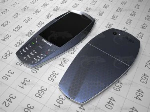 samsung tesla blue 3D Model