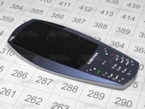 samsung tesla blue 3D Model