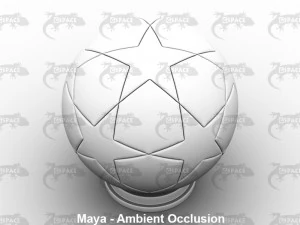 champions league ball 3D Model