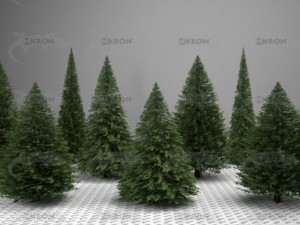 christmas tree collection Modelo 3D