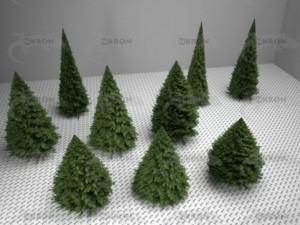 christmas tree collection Modelo 3D