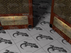 old radio Modèle 3D