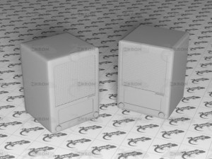 old radio Modèle 3D