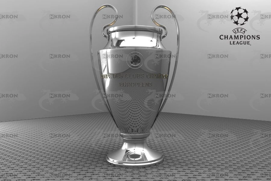 champions league cup uefa 3D Model .c4d .max .obj .3ds .fbx .stl .blend 