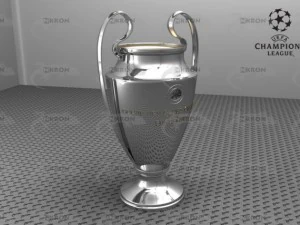 champions league cup uefa 3D Model