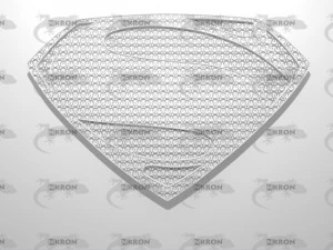 man of steel 2013 sign suit texture 3D Model