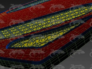 man of steel 2013 sign suit texture 3D Model