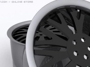 individuelle Felgen 3D Modell