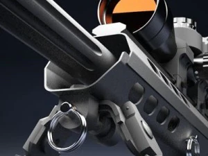 sniper rifle barret m95 3D Model