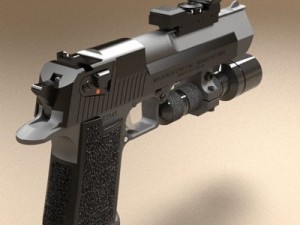 desert eagle pistol 1 3D Model