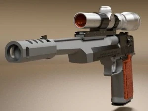 desert eagle pistol 2 3D Model