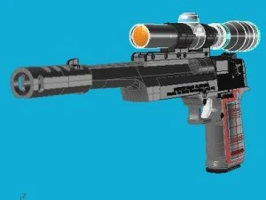 desert eagle pistol 2 3D Model
