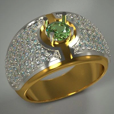 ring 2 3D Model .c4d .max .obj .3ds .fbx .stl .blend 