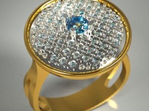ring "round" Modelo 3D