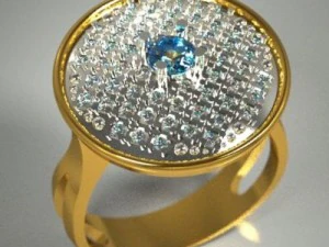 anel redondo Modelo 3D