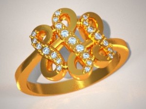 ring "knots" stl 3D Model