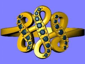 ring "knots" stl 3D Model