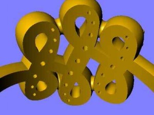 ring "knots" stl 3D Model