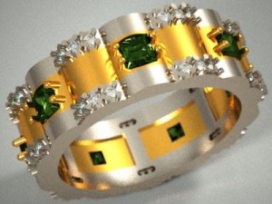 ring "bars" stl 3D Model