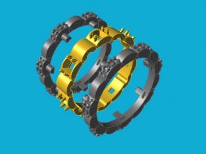 ring "bars" stl 3D Модель