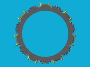 ring "bars" stl 3D Модель