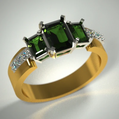 ring 3 brother stl 3D Model .c4d .max .obj .3ds .fbx .stl .blend