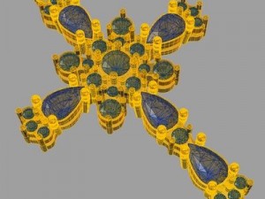 jewellery cross 2 3D Model