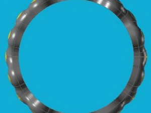 ring set waves 3D Model