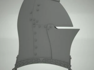 helmet head of a frog 3D Model