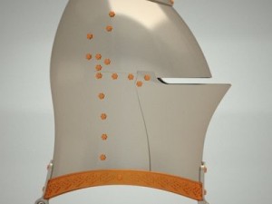 helmet head of a frog Modèle 3D