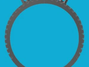ring three strips 3D Model