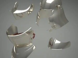 helmet for the pedestrian figh 3D Model