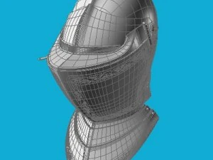 helmet for the pedestrian figh 3D Model