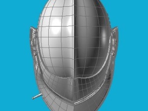 helmet for the pedestrian figh Model 3D